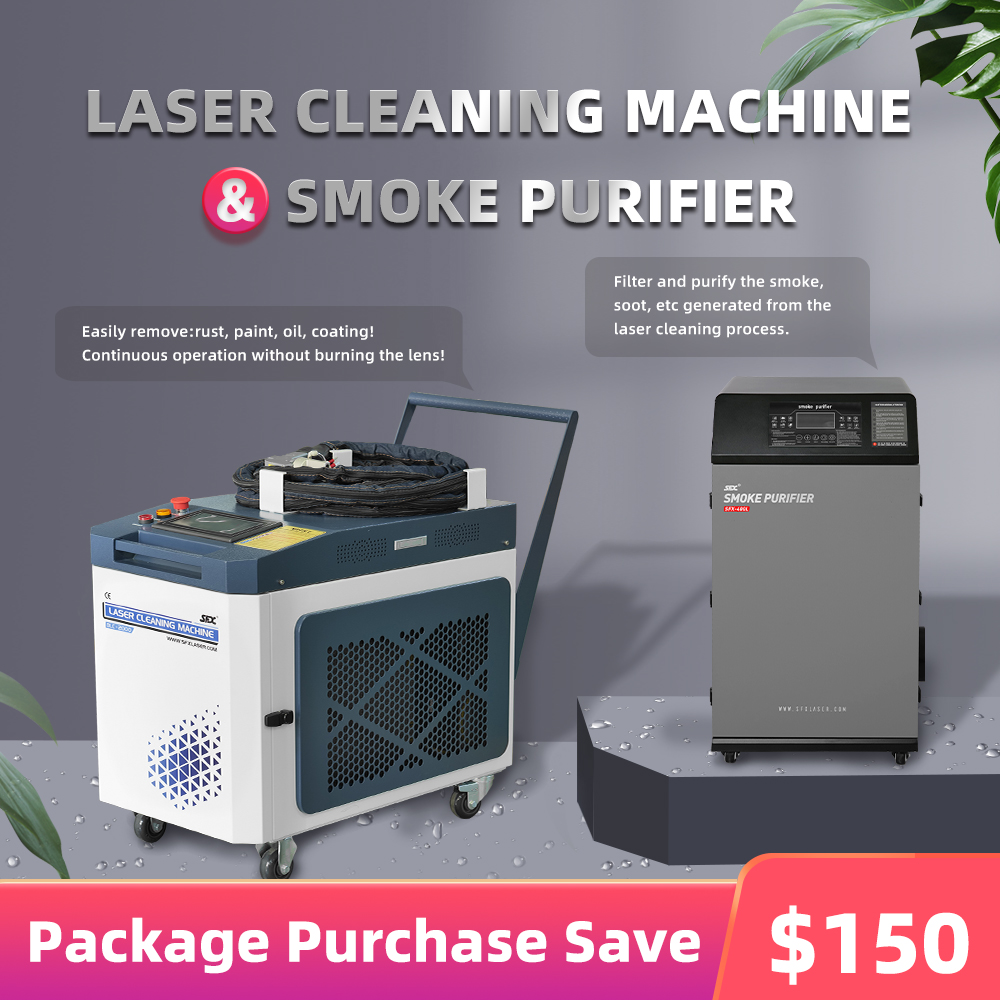 US Stock 1500W/2000W/3000W Continuous Handheld Laser Cleaning Machine Water-cooled Fiber Laser Cleaner Laser Rust Removal Machine